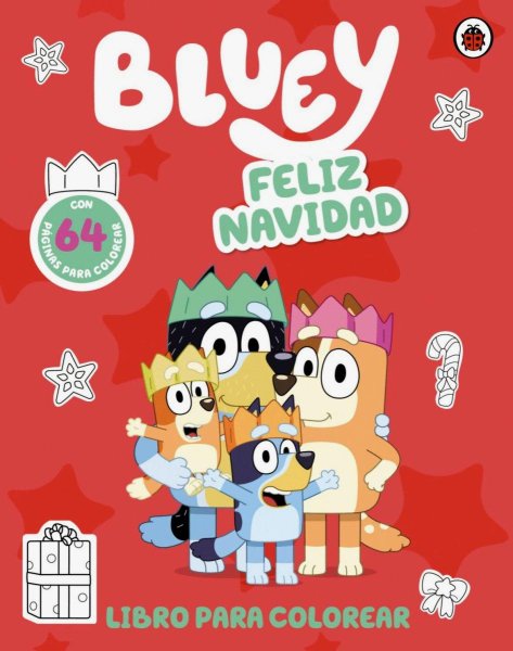 Bluey - Actividades - Feliz Navidad Para Colorear