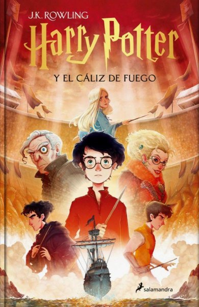 Harry Potter 4 y El Cáliz De Fuego Edición Con Ilustraciones De Xavier Bonet