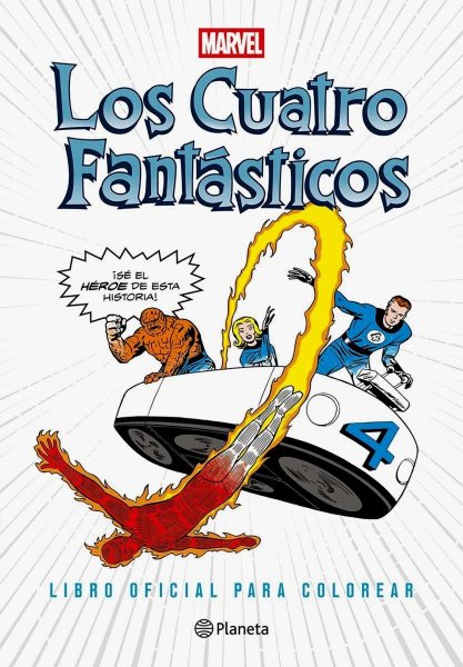 Los Cuatro Fantásticos - Libro Oficial Para Colorear Marvel